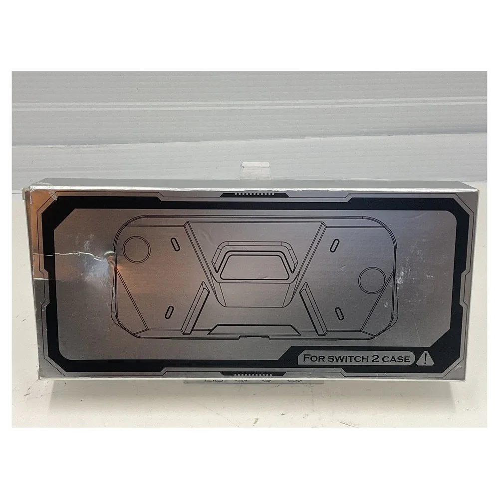FIWWAT Rugged Protective Case for Nintendo Switch 2 - Black Hybrid TPU/PC Shell